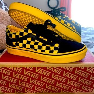Black and Yellow Vans